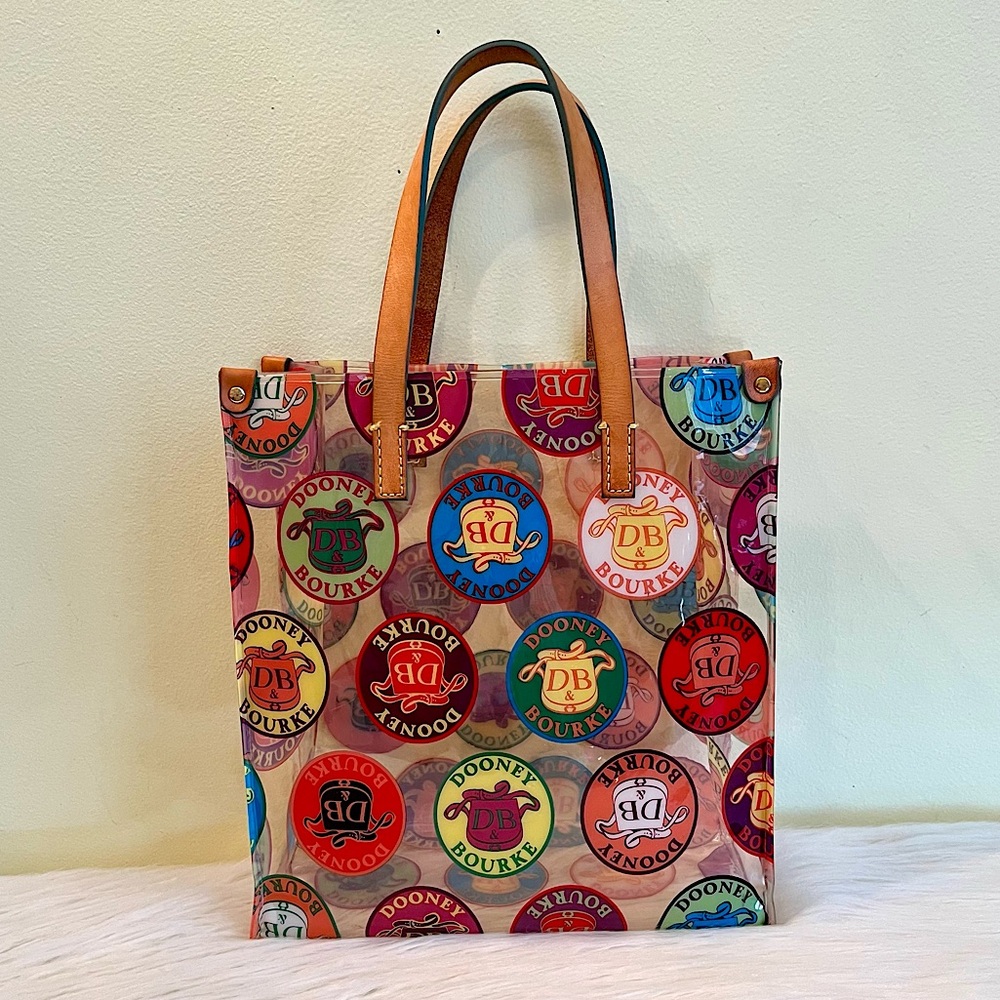 Dooney & Bourke Multicolor Logo Tote